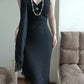 (Including scarf)Black Shiny Vintage V-Neck Short/Medium-Length Homecoming Dress Prom Dress Birthday Party Dress Banquet Dress Evening Dress gh4707