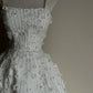 girlhomeshops- White Exquisite Pearl Embellishment Long Chiffon Prom Dress gh6212