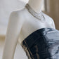 🌌🌠Blaues Gothic Cyber ​​Mechanical Goddess Liquid Metal Kleid Y3K Langes Satin Ballkleid Abendkleid gh4545