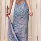 Lavender‑Purple‑Vintage‑Gown Spaghetti‑Strap Square‑Neck All‑Over‑Teal‑Hand‑Beaded‑Ripple‑Pattern Iridescent‑Taffeta‑Fabric Flowy‑A‑Line Floor‑Length‑Evening‑Prom‑Dress gh8830