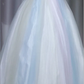 Rainbow Pastel Tulle Princess Long Prom Dress gh9898