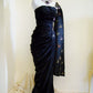 Girlhomeshops-Navy Blue Butterfly Long Satin Fashion One Shoulder Floor Length  Prom Dress Evening Dress Graduation Dress gh5197