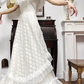 Ivory Vintage Jacquard Wedding Gown, V‑Neck Ruffle Flutter Sleeves, Fitted Waist, All‑Over Floral Jacquard Fabric, Multi‑Ruffle Tiered Long Skirt, Bridal Prom Dress gh8757