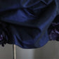 Dark blue irregular pleated short satin homecoming dress a-line princess dress birthday dress gh4376