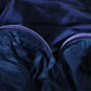 Dark blue irregular pleated short satin homecoming dress a-line princess dress birthday dress gh4376