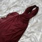 Dark blue/Purple shiny elegant exquisite beaded strap long chiffon prom, evening dress, party dress, graduation dress gh3507