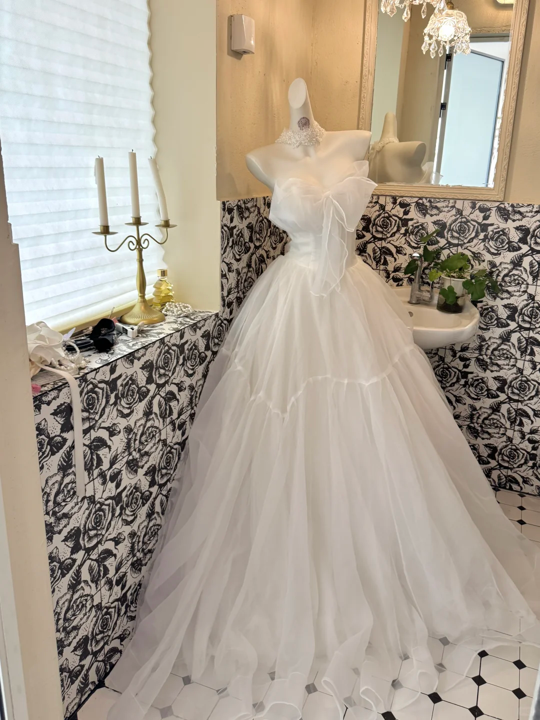 Light Grey Spaghetti Strap Waist-Cinched Full Flared Skirt Elegant Luxury Romantic Dress, Wedding Gown gh7680