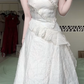 Off‑White Spaghetti Strap Long Evening Gown, Irregular Ruffled Asymmetrical A‑Line Formal Prom Dress gh9036