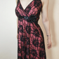 Pink Base Sexy Vintage Black Lace Spaghetti Strap Fitted Waist Prom & Evening Party Dress gh8464