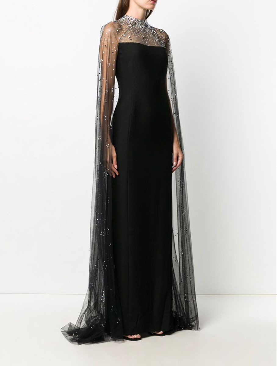 Girlhomeshops-Black gorgeous exquisite shiny elegant long prom dress evening dress gh5410