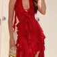 girlhomeshops-Wedding guest dress red long chiffon evening dress prom dress party dress gh5917