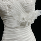 ✨Girlhomeshops-White Spaghetti Strap Sweetheart Mermaid Wedding Gown 3D Floral Organza gh10149