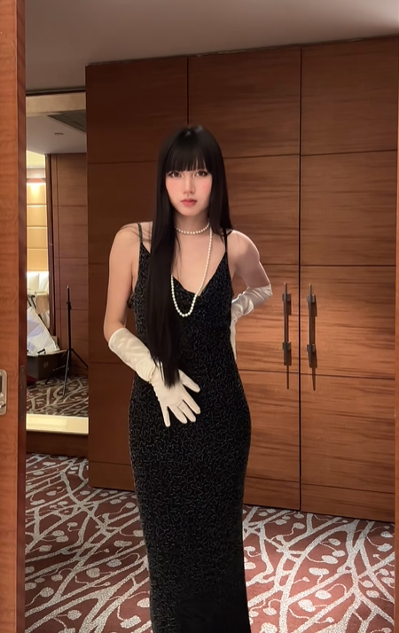Black Spaghetti Strap Sexy Fitted Waist Slim Prom Gown, Evening Party Dress gh8391