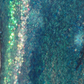 Teal Green Ombre One Shoulder Holographic Sequin Mermaid Long Evening Dress, Prom Gown gh9529