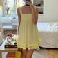 Girlhomeshops-Yellow sweet fashion short chiffon homecoming dress birthday dress gh5288