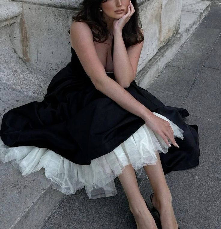 Robe de soirée longue en satin et tulle, robe de bal, robe de soirée ...