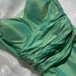 Vintage Green Spaghetti Strap Fitted Waist Slim Short Prom & Evening Party Dress With Unique Design gh8508