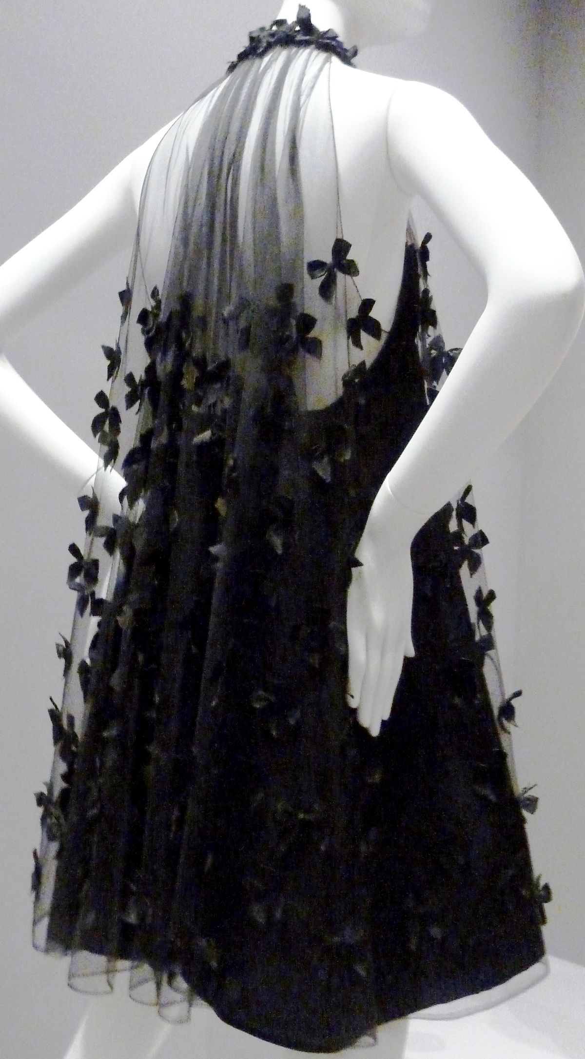 girlhomeshops--Black Exquisite Butterfly Short Tulle Beautiful Suspender Homecoming Dress gh5692