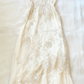 Rosa Mode Exquisite Perlen Spaghetti Strap A-Linie Spitze Bodenlangen Elegante Ballkleid Abendkleid gh3168