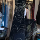Spaghetti Strap Black Gatsby Beaded Sequin Evening Dress Irregular Lace Hem Formal Gown gh9799