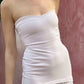 girlhomeshops-Pink Tube Top Fashionable And Comfortable Dress Long Basic Dress gh5858