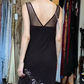 Sleeveless Black Prom Dress Illusion Neck Hand Beaded Floral Embroidery Tulle Evening Gown gh9829