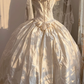 Ivory Vintage Ballgown Wedding Dress, Off Shoulder Lace Bridal Gown gh9312