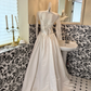 White Lace Long Sleeve Waist-Cinched Fitted Long Vintage Elegant Romantic Dress, Wedding Gown gh7528