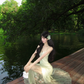 Women Romantic Light Mint Green Prom Dress Spaghetti Straps 3D Floral Applique Lace Mermaid Long Evening Gown gh9440