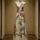 ✨Girlhomeshops-Floral Butterfly Embroidery Sleeveless Cheongsam Qipao gh10456