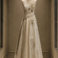✨Girlhomeshops-Chinese Style Beaded Fan Embroidery Qipao Evening Gown gh10350