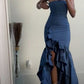 girlhomeshops-Blue/Wine Red/Yellow/Purple Long Chiffon Ruffle Prom Dress Graduation Dress gh5929