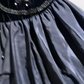 Black Square Neck Spaghetti Strap Rhinestone Fitted Waist Slim Long Prom & Evening Party Dress gh8514
