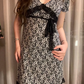 Green Sexy Vintage Floral Spaghetti Strap Ruched Fitted Waist Bodycon Prom & Evening Party Dress gh8459