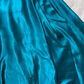 Vintage Elegant Lake Blue Satin Halter Prom & Evening Party Dress, Fitted Waist Slim Silhouette gh8540