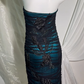 Sexy Green Base Satin Strapless Prom & Evening Party Dress, Black Waist Trim, Fitted Waist Bodycon Silhouette gh8553
