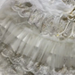 Vintage Luxury Off White Strapless Prom & Evening Party Dress, Beaded Embroidery, Fitted Waist gh8534