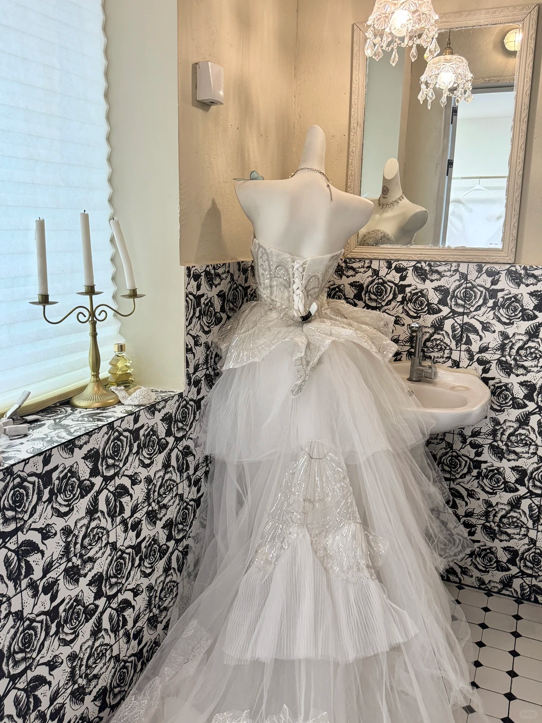 Ivory Strapless Silver Embellished Luxury Elegant Waist-Cinched Voluminous Skirt Long Romantic Dress, Wedding Gown gh7598