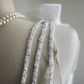 White Short Wedding Dress, One‑Shoulder 3D Ruffle Floral Detail Beaded Bodice Ruched Bubble Skirt Mini Bridal Party Gown gh9102