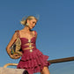 Pink Fashion Shiny Cute Ruffle Short Chiffon Homecoming Dress Birthday Holiday Party Dress gh4849