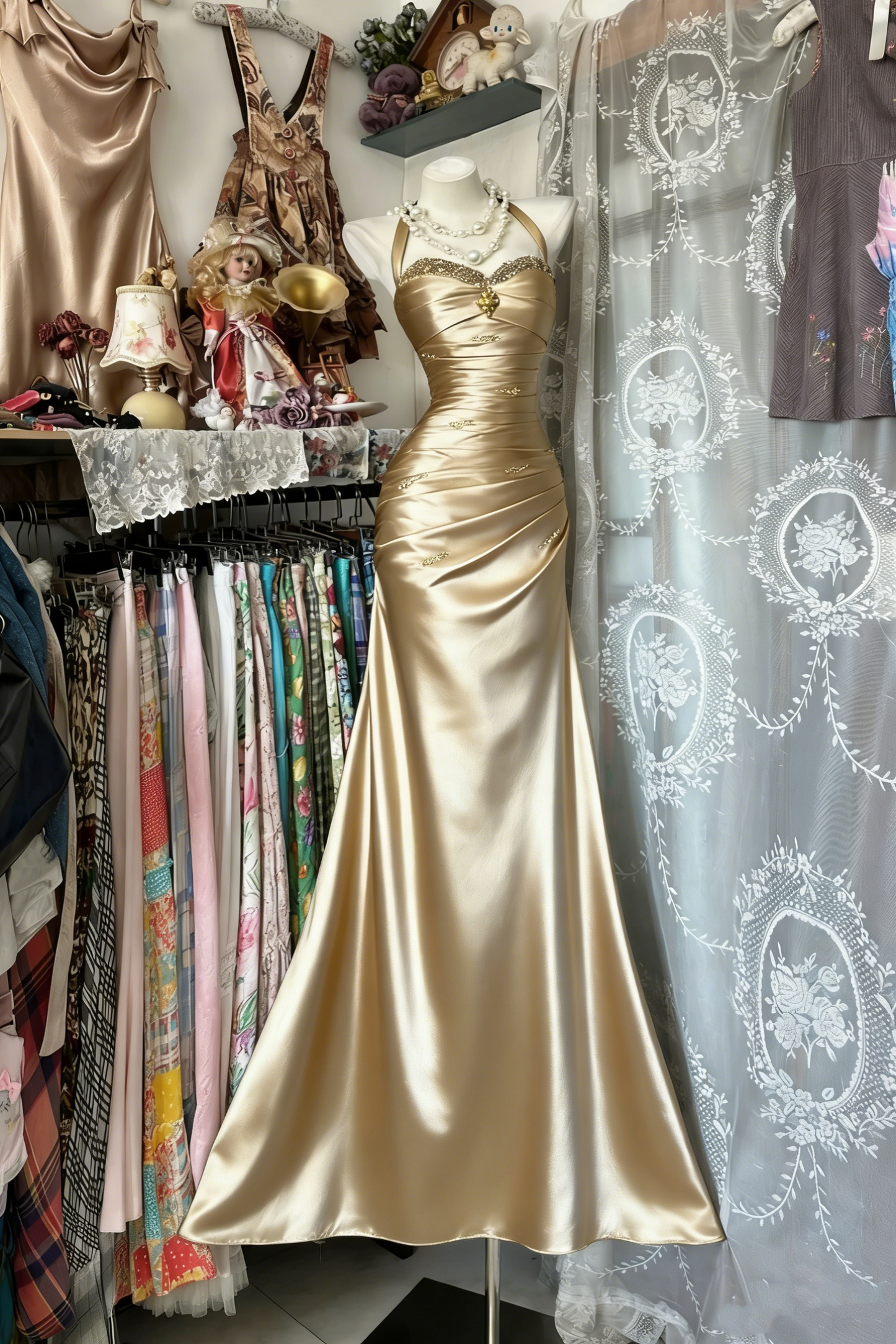 Robe rétro pour anniversaire gh6694