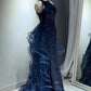 Burgundy/Black/Blue Shiny Bodycon Sequined Long Elegant Ball Gown Evening Dress gh3058