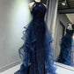 Burgundy/Black/Blue Shiny Bodycon Sequined Long Elegant Ball Gown Evening Dress gh3058