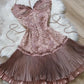 Vintage Exquisite Lace Homecoming Dress Short Evening Dress Birthday Party Dress Prom Dress gh6855