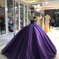 Lila Wunderschöne Exquisite Perlen Lange Tüll Mode Ballkleid Abendkleid gh3568
