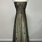 Gorgeous Vintage Ombre Beaded Long Tulle Satin Ball Gown Evening Dress Party Dress gh3429