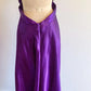Purple Retro Fashion V-neck Elegant Exquisite Sequined Long Floor Length Satin Ball Gown Evening Dress Party; Dress gh3448
