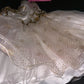 White gold beaded sequined gorgeous short homecoming dress tulle party dress birthday dress gh4458