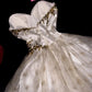 White gold beaded sequined gorgeous short homecoming dress tulle party dress birthday dress gh4458