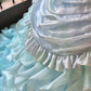 Girlhomeshops - Blaues, wunderschönes, elegantes, glänzendes, langes Quinceanera-Kleid aus Tüll, Ballkleid, Abschlusskleid, gh5002